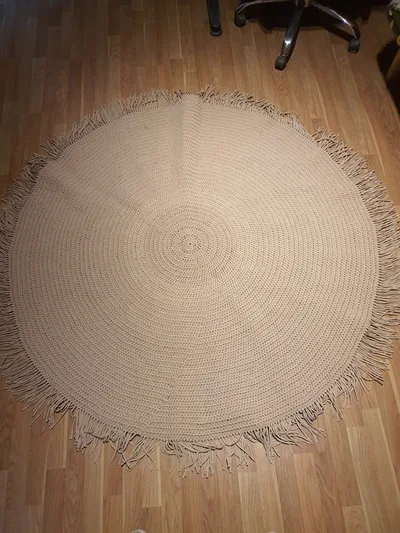 Handmade Modern Cafe Round Crochet