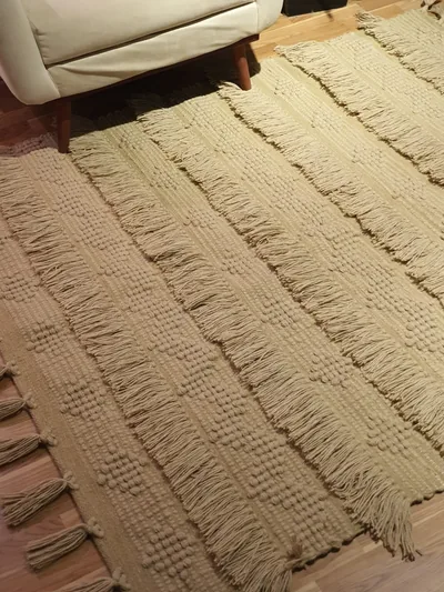 Handmade Modern Coffe Kilim