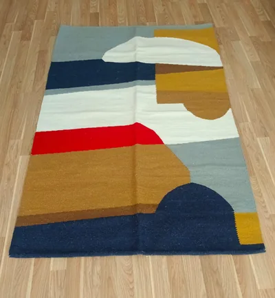 Handmade Modern Colorful Kilim