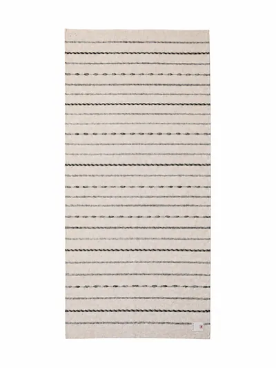 Handmade Modern Beige And Brown Cotton Kilim