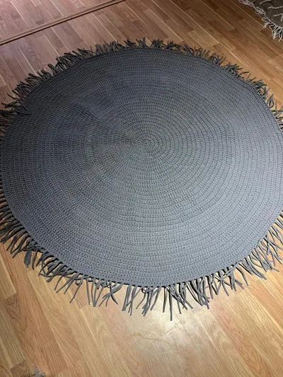 Handmade Modern Gray Crochet