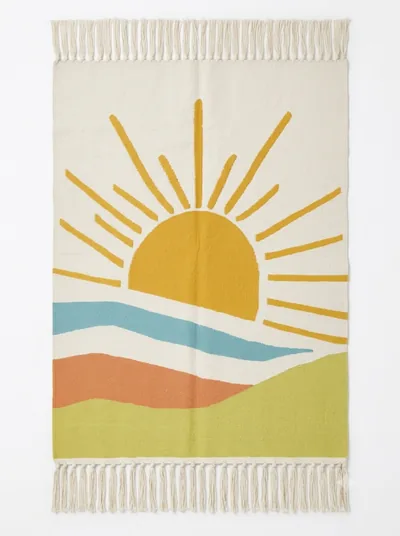 Sunrise wool kilim