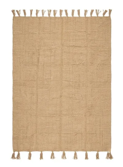 Natural jute kilim