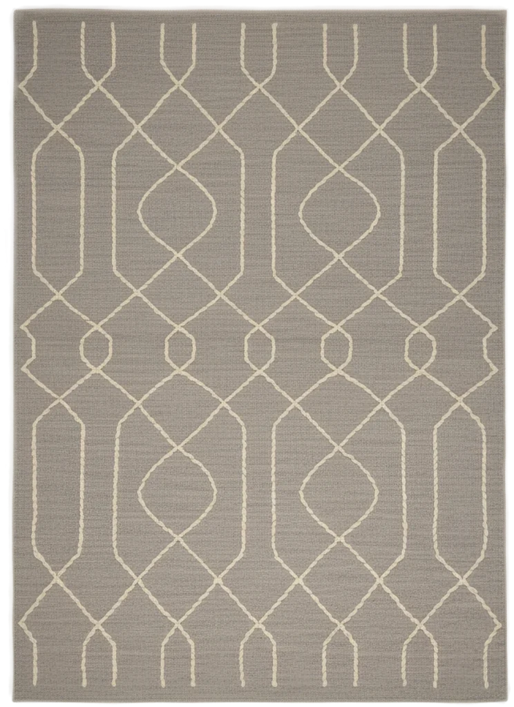 Handmade Modern Caffe And Dark Gray Kilim
