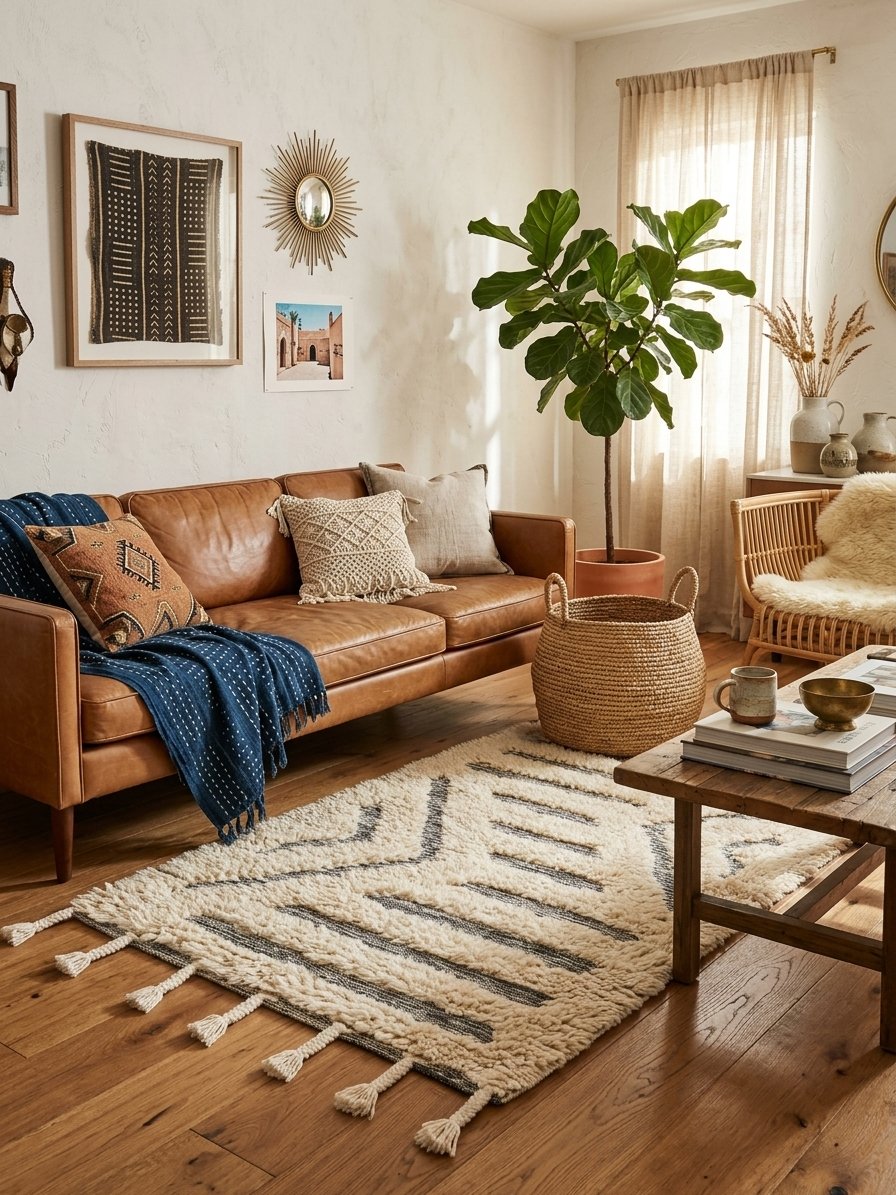 Handmade Modern Dark Gray And Off White Kilim - Image 2