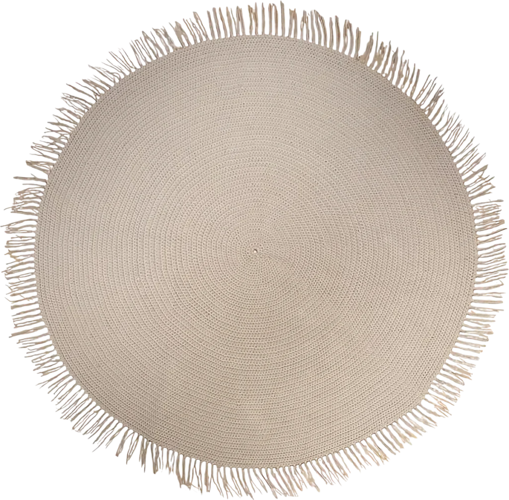 Handmade Modern Light Gray Crochet