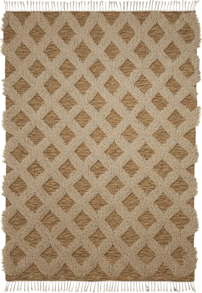 Handmade Modern Cafee, Beige And Light Gray Kilim