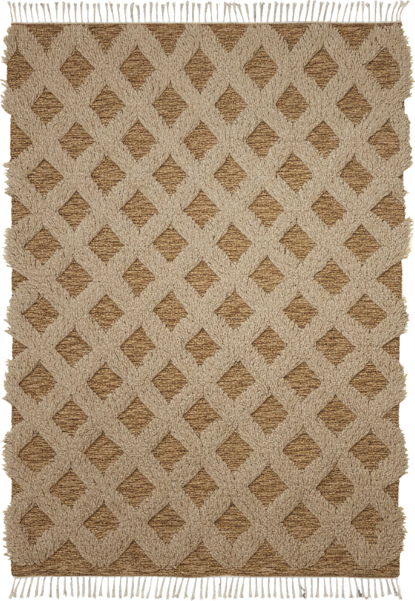 Handmade Modern Cafee, Beige And Light Gray Kilim
