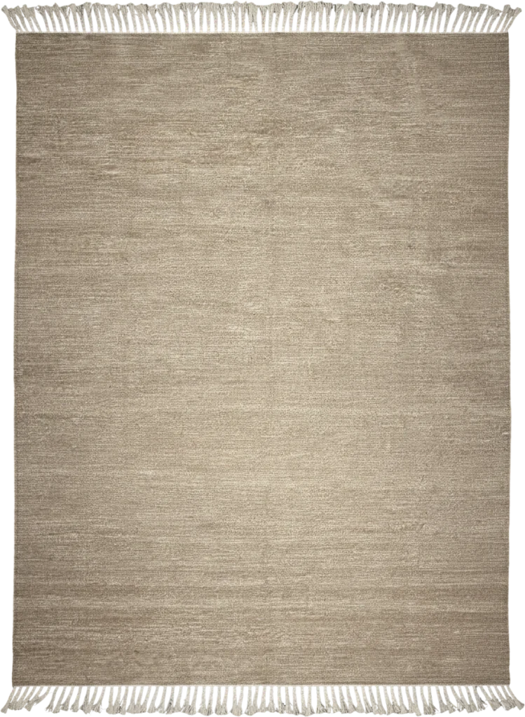 Handmade Modern Beige Kilim