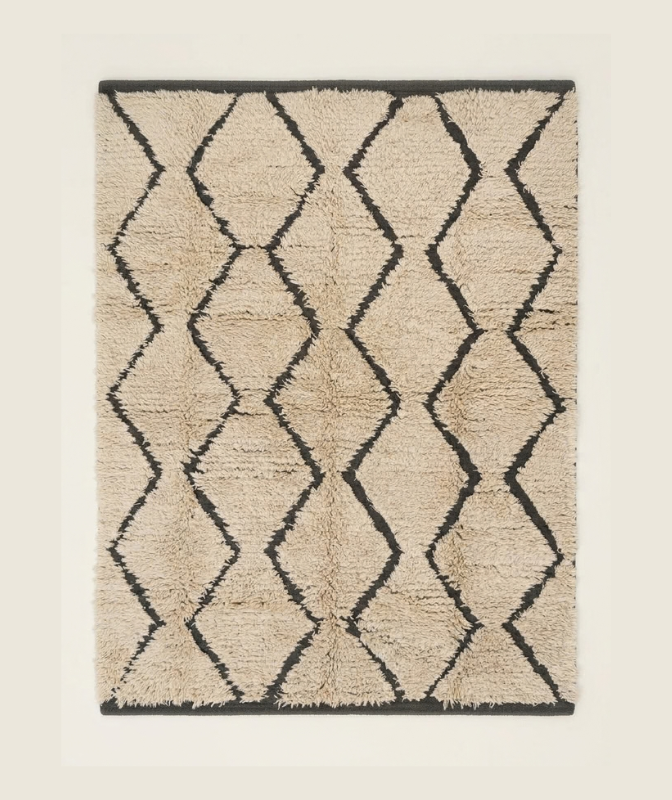 Handmade Modern Gray Kilim