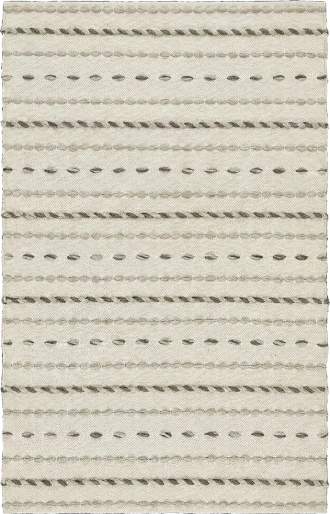 Handmade Modern Beige And Brown Cotton Kilim