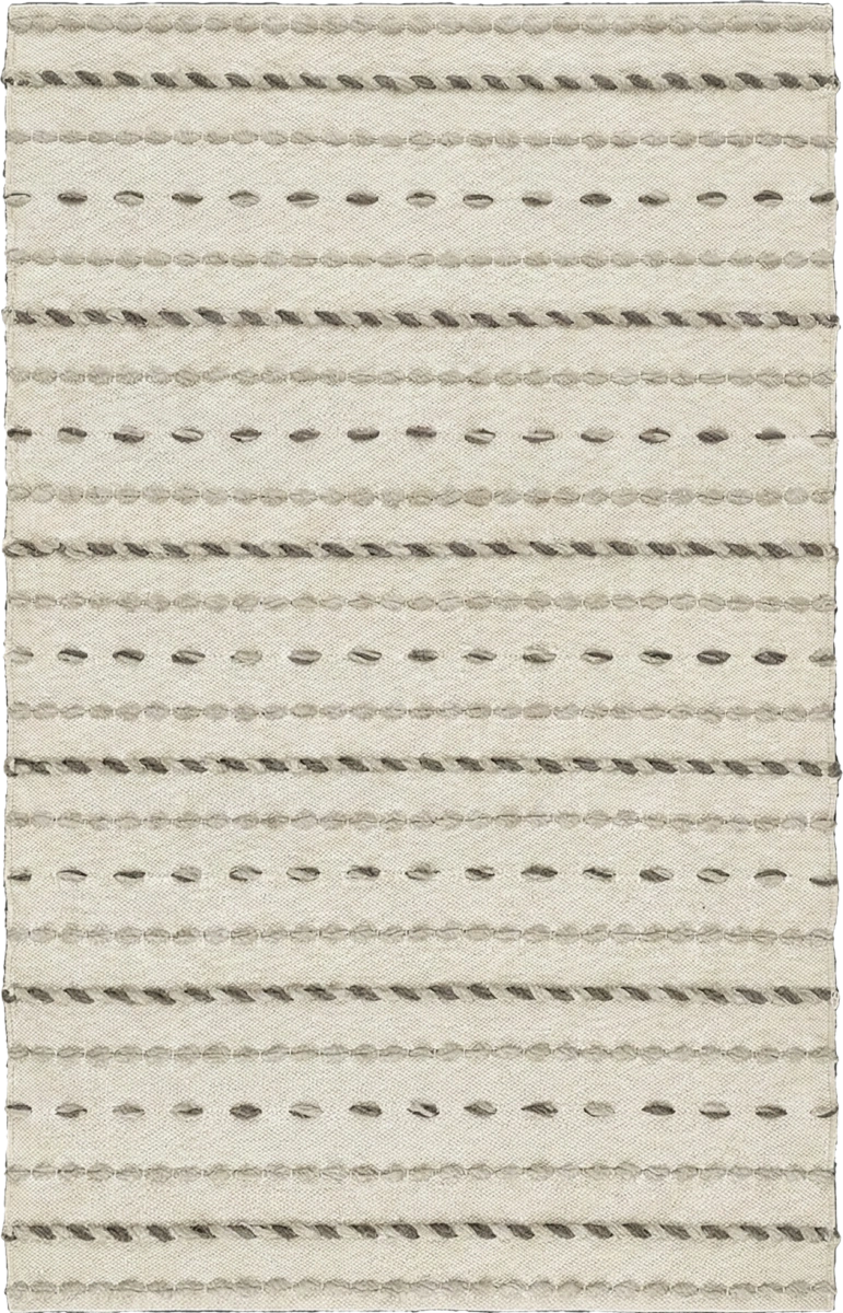 Handmade Modern Beige And Brown Cotton Kilim