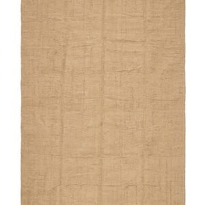 Natural Jute Kilim Rug – Sand Beige