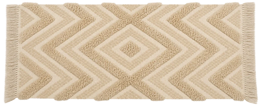 Handmade Modern Off White Kilim