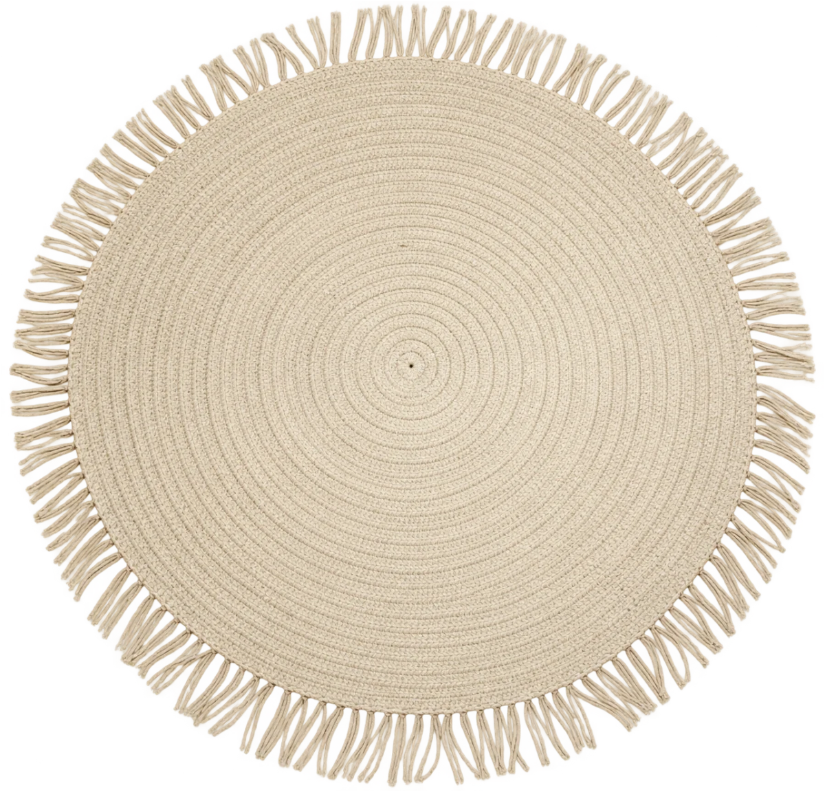 Handmade Modern Cashmere Round Crochet
