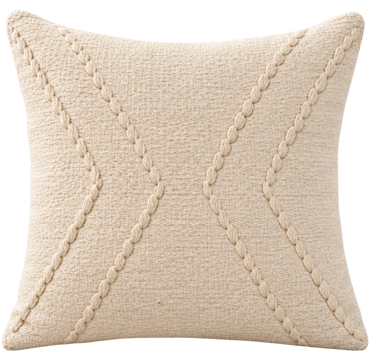 Handmade Modern Off white Cushion