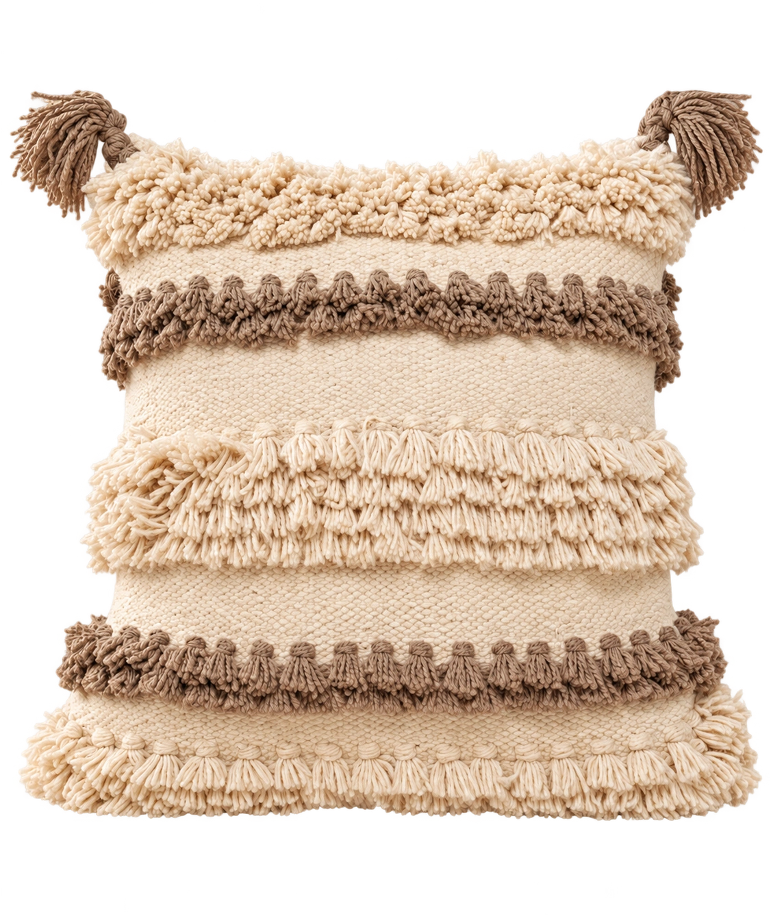 Handmade Modern Off white Cushion