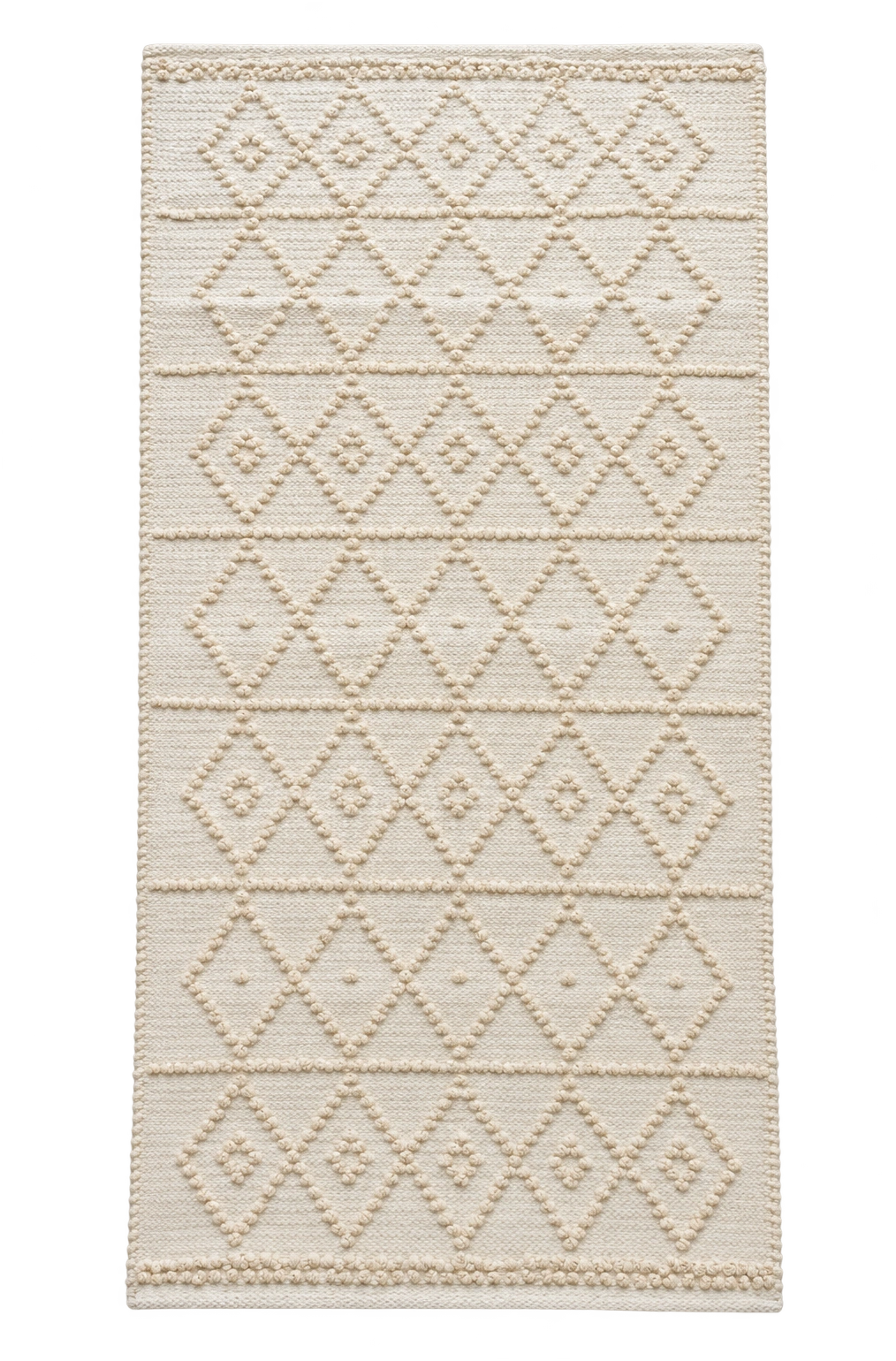 Handmade Modern White Cotton