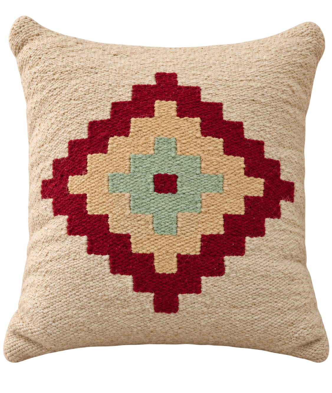 Handmade Modern Off White Cushion