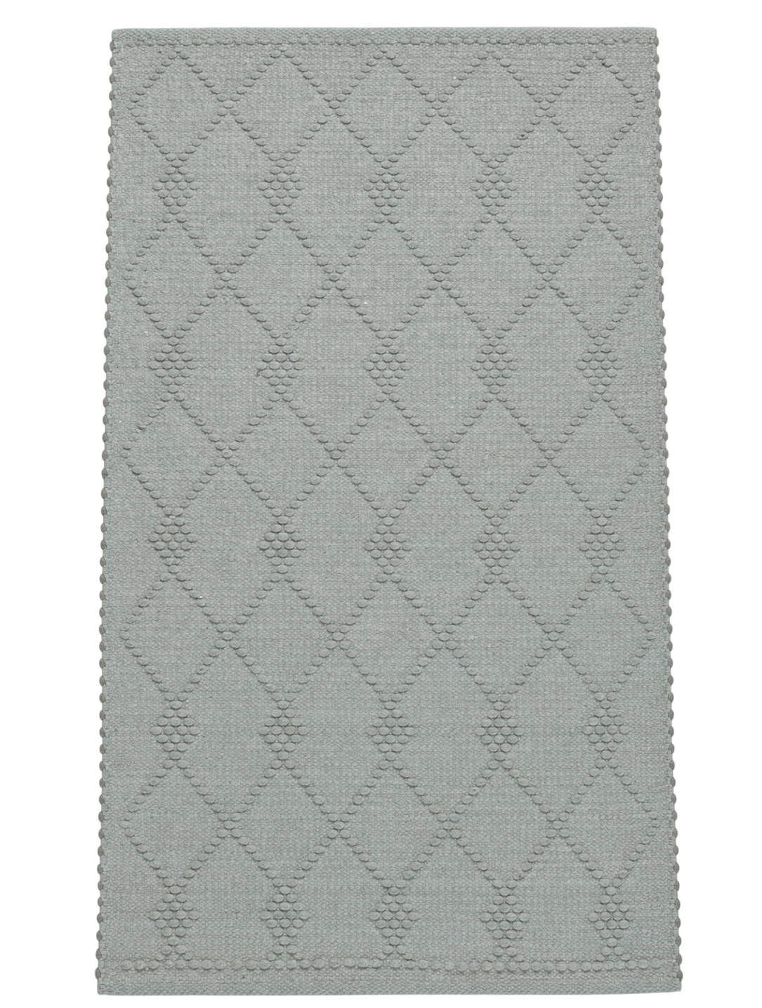 Handmade Modern Gray Cotton Kilim