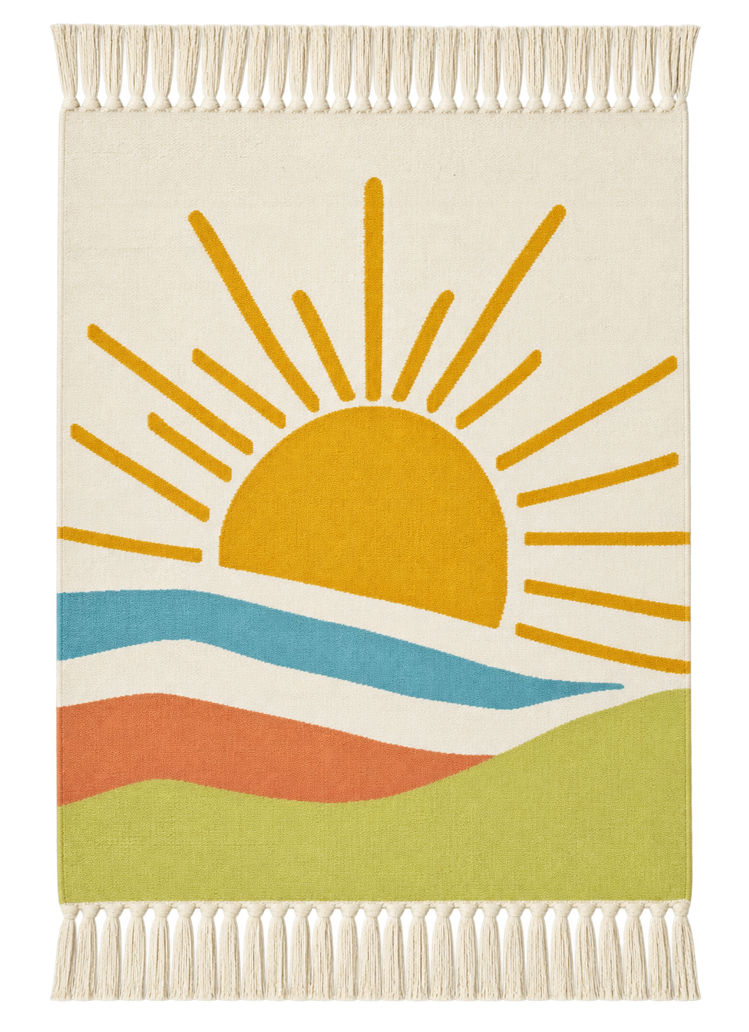 Sunrise wool kilim