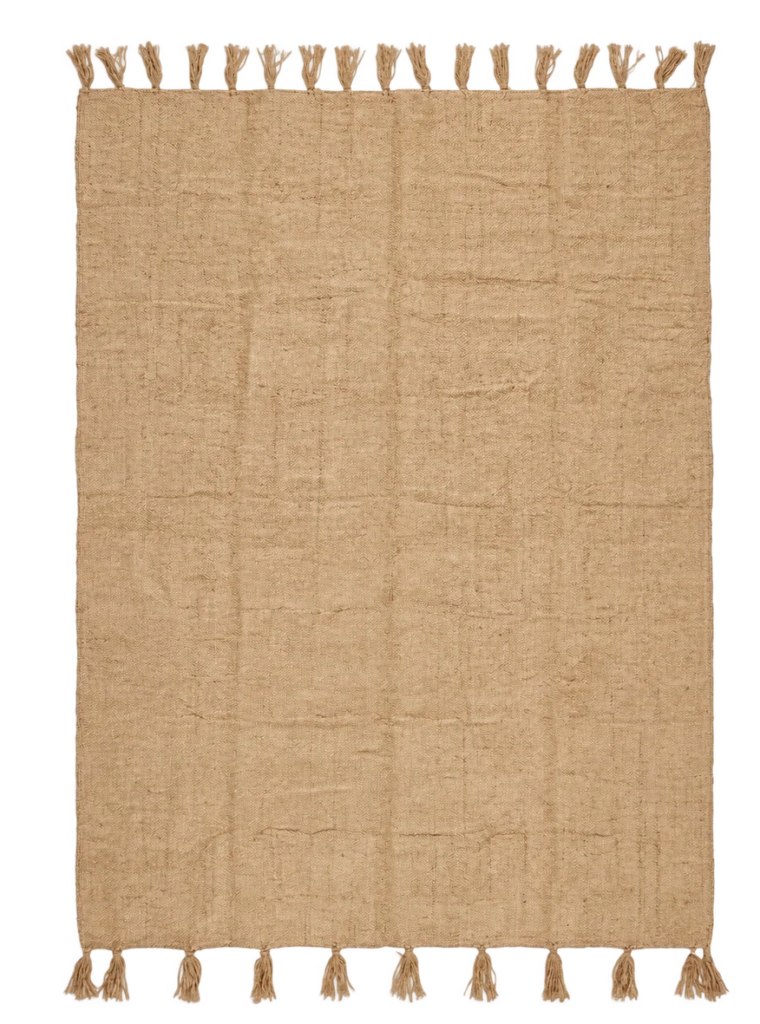 Natural jute kilim